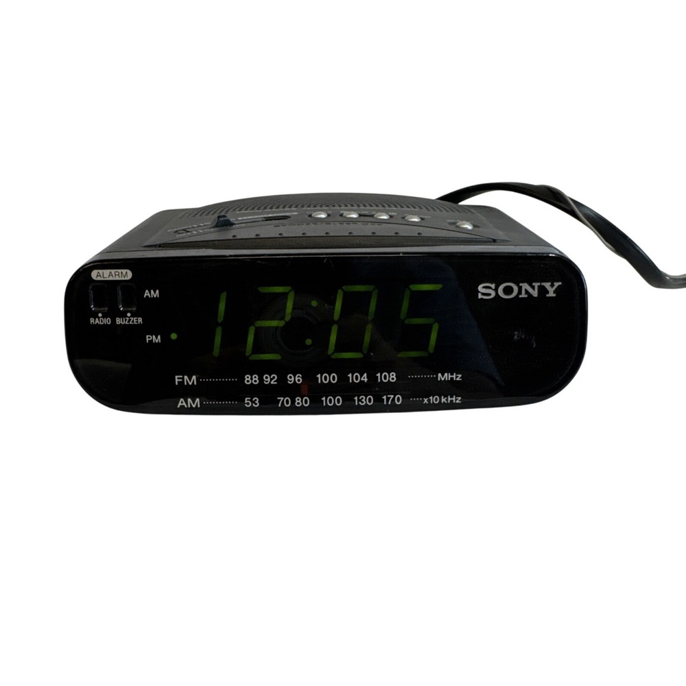 Sony Dream Machine FM/AM‎ Clock Radio Alarm ICF-C212 Bedside Wake Up